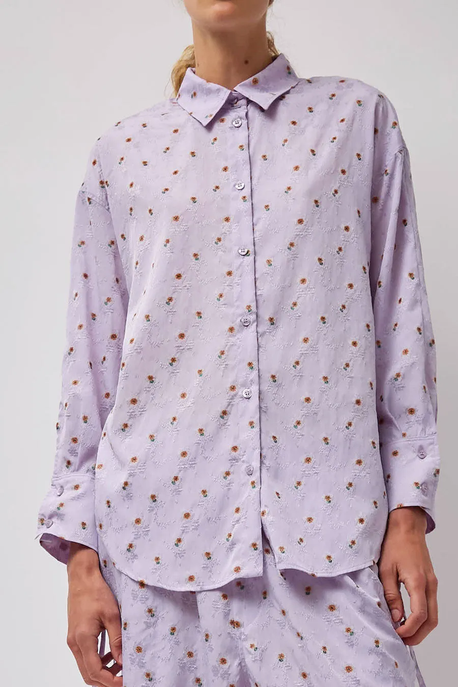 CORDERA Silk Shirt in Cardo sold by No. 6