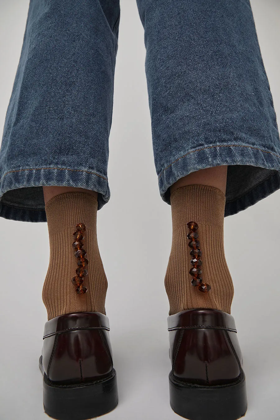 Maria La Rosa Oysters Socks in Nocciola sold by No. 6 product image thumbnail 2