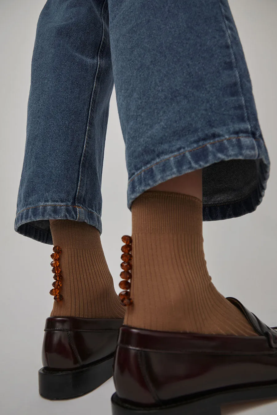 Maria La Rosa Oysters Socks in Nocciola sold by No. 6 product image thumbnail 3