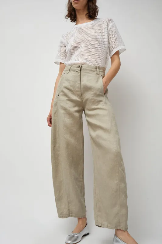 Sayaka Davis Barrel Pants in Light Taupe sold by No. 6