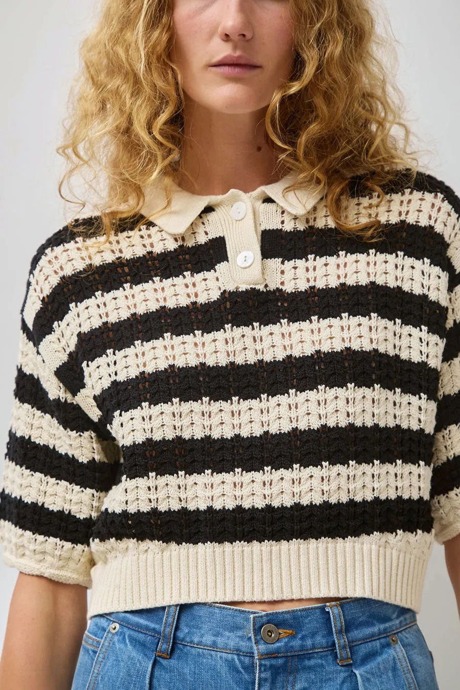 No.6 Porto Polo in Black and White sold by No. 6 product image thumbnail 2