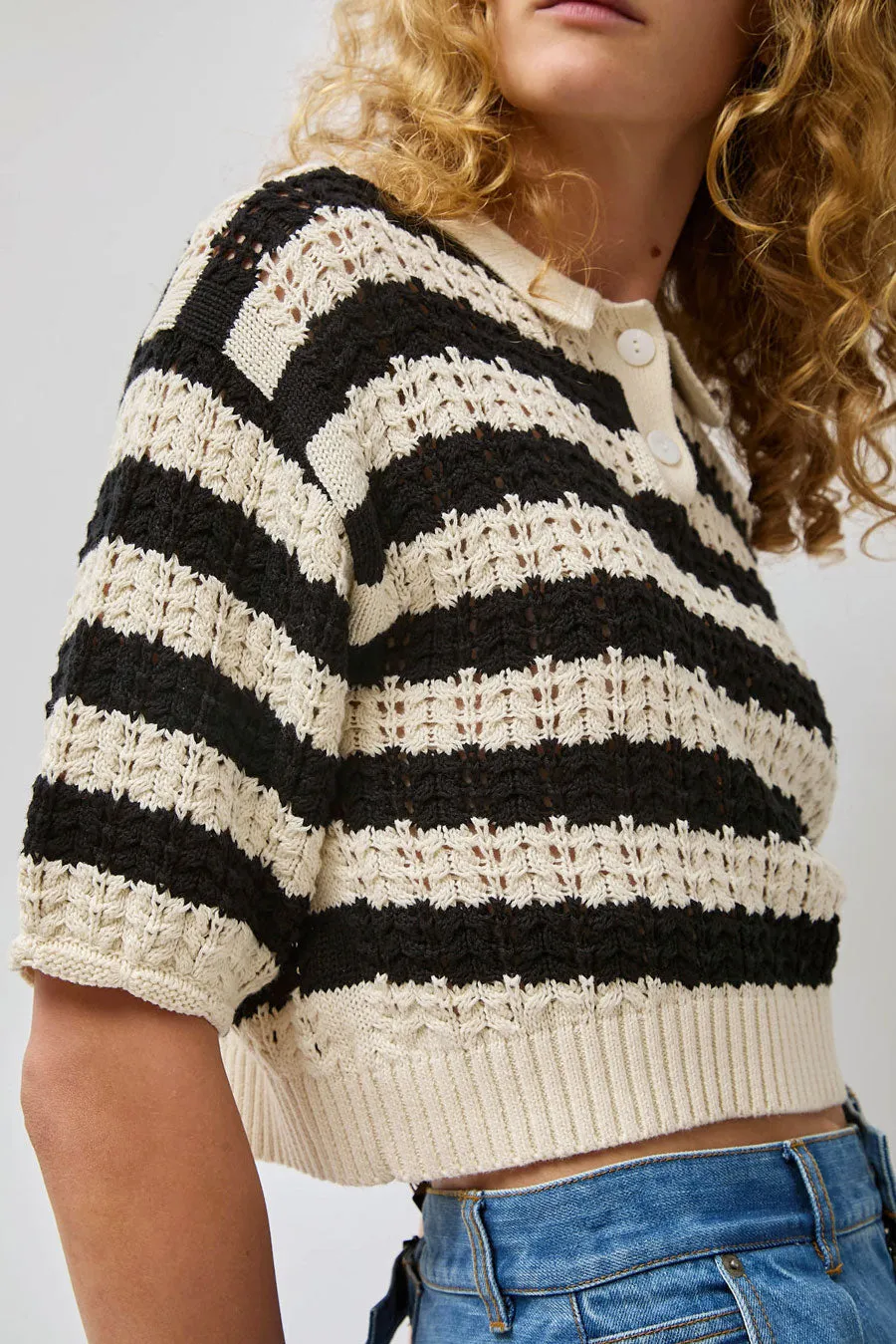 No.6 Porto Polo in Black and White sold by No. 6 product image thumbnail 3