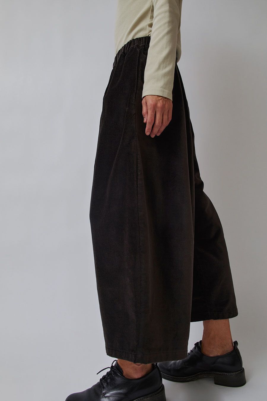 Black Crane Wide Pants in Sumi Black sold by No. 6 product image thumbnail 2