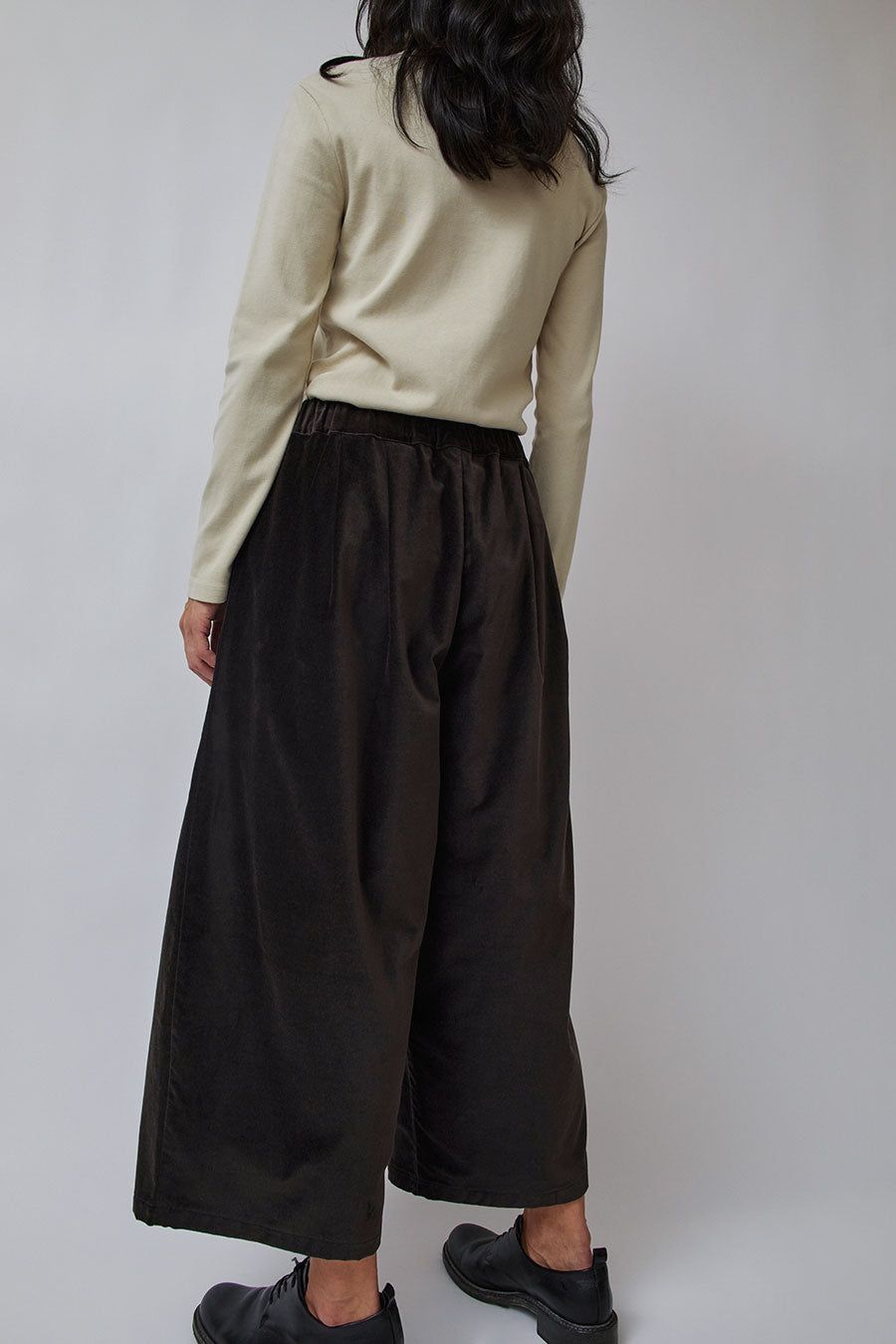 Black Crane Wide Pants in Sumi Black sold by No. 6 product image thumbnail 4