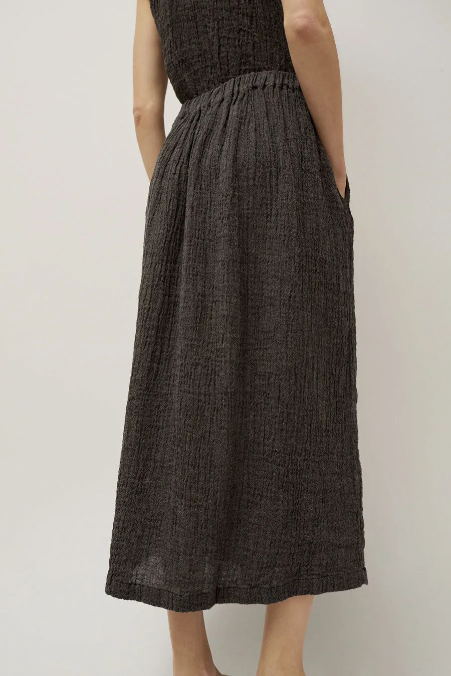 Black Crane Classic Skirt in Grey Navy sold by No. 6 product image thumbnail 5