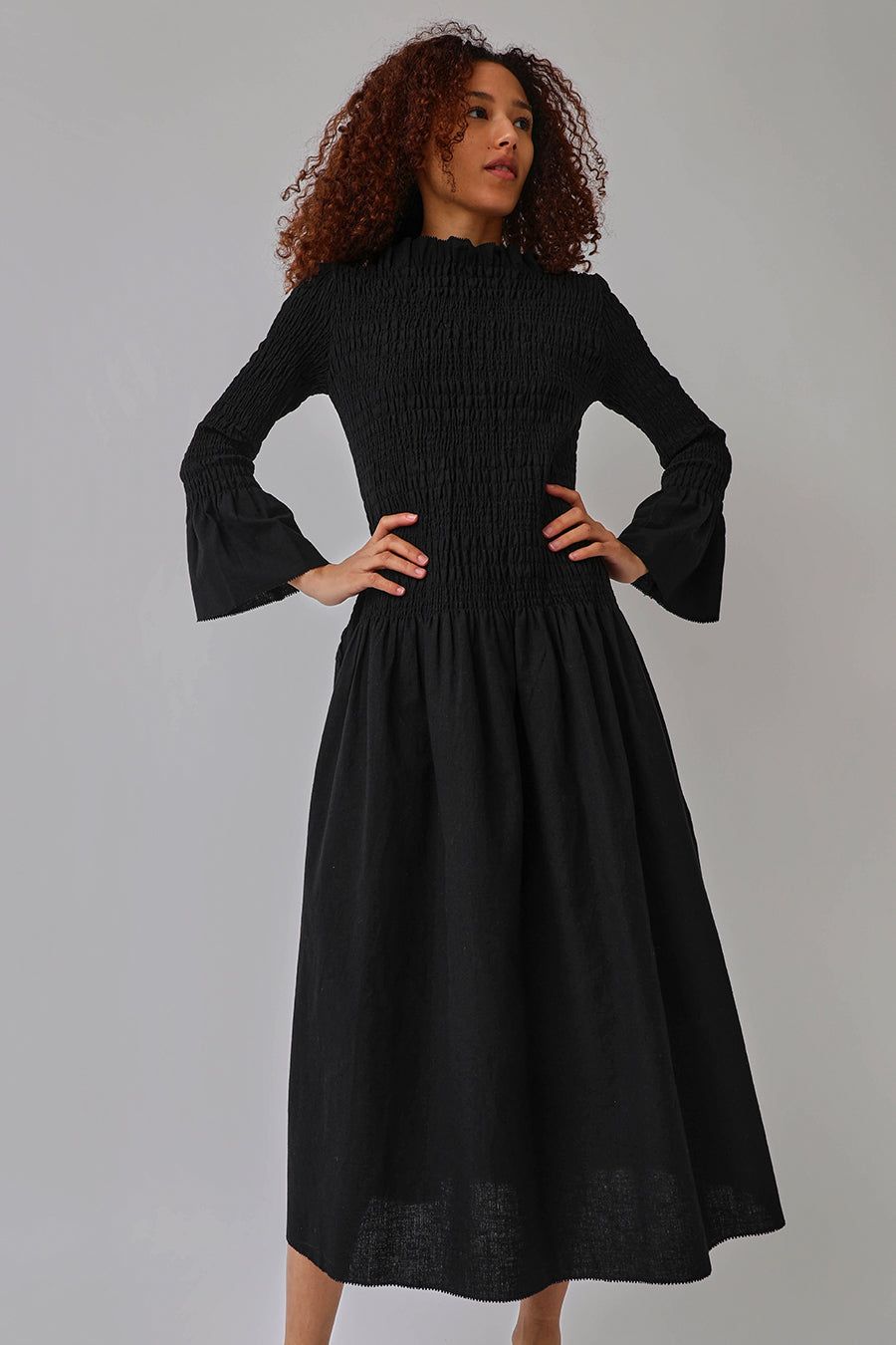 Maria Stanley Lyndale Dress in Noir sold by No. 6 product image thumbnail 3