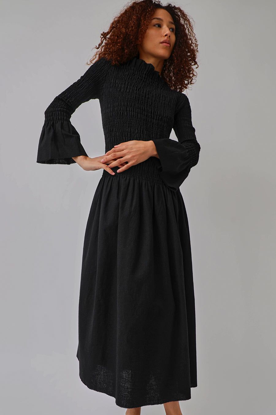 Maria Stanley Lyndale Dress in Noir sold by No. 6 product image thumbnail 6