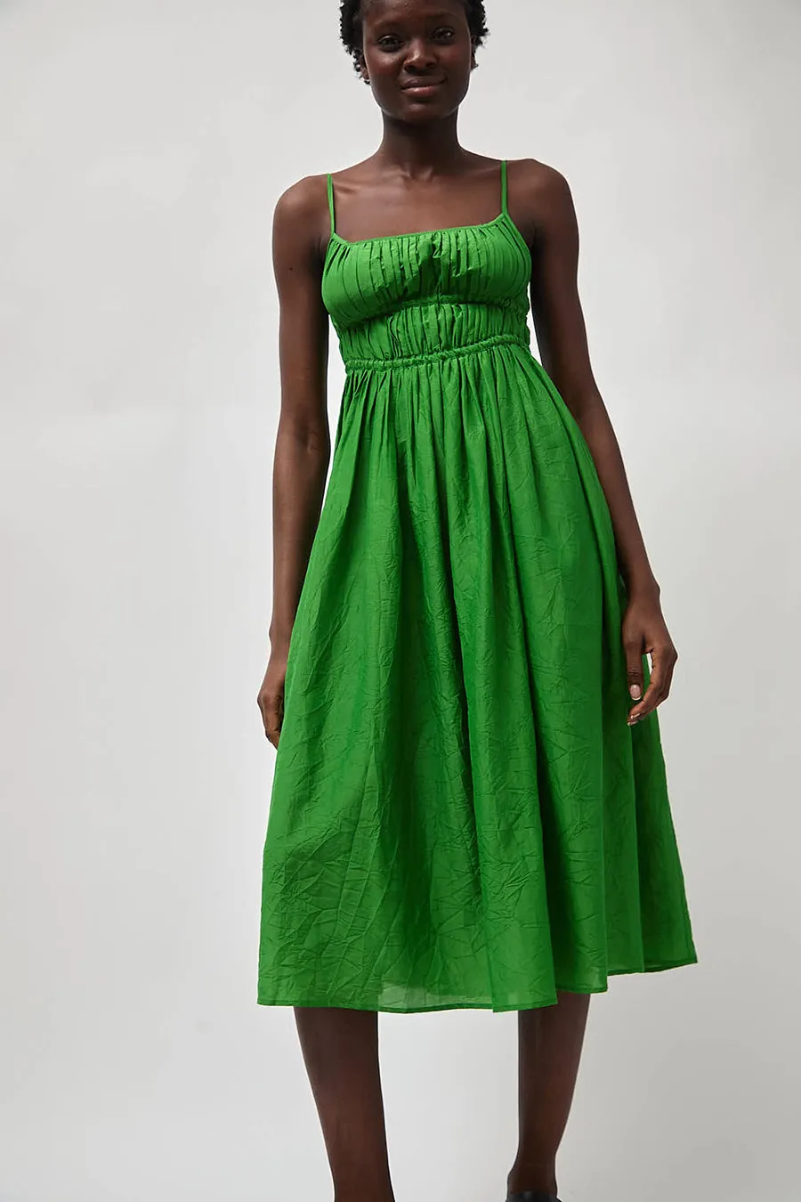 Naya Rea Viviana Elasticated Dress in Green sold by No. 6