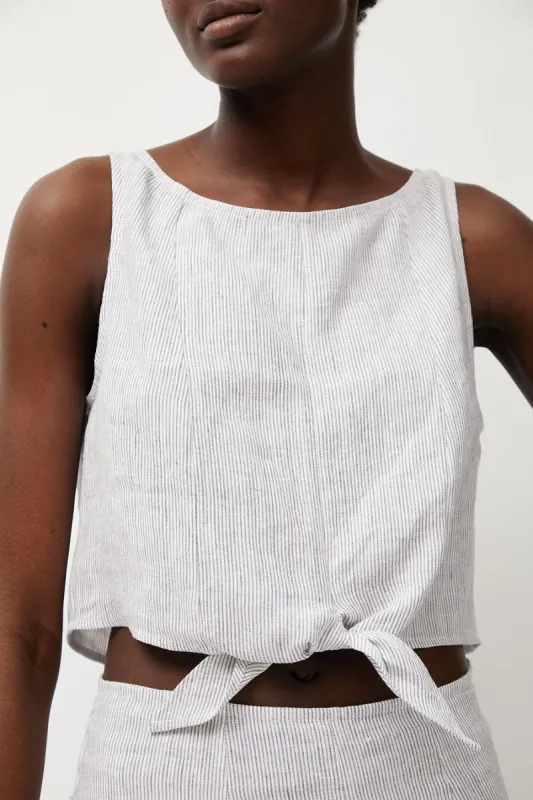 Zii Ropa Claude Top in Loa Stripe sold by No. 6