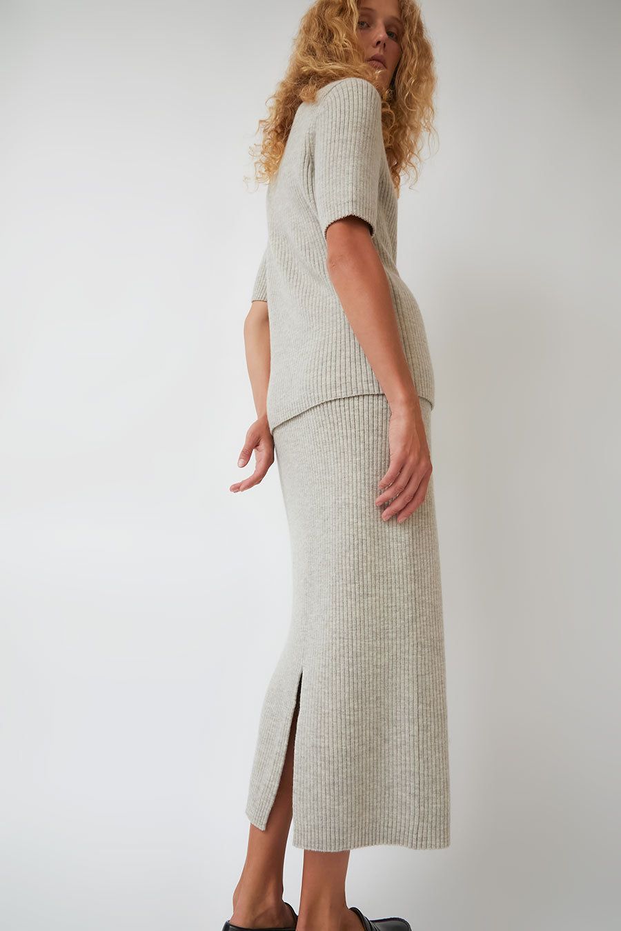 Lauren Manoogian Rib Tube Skirt in Carrara sold by No. 6 product image thumbnail 3