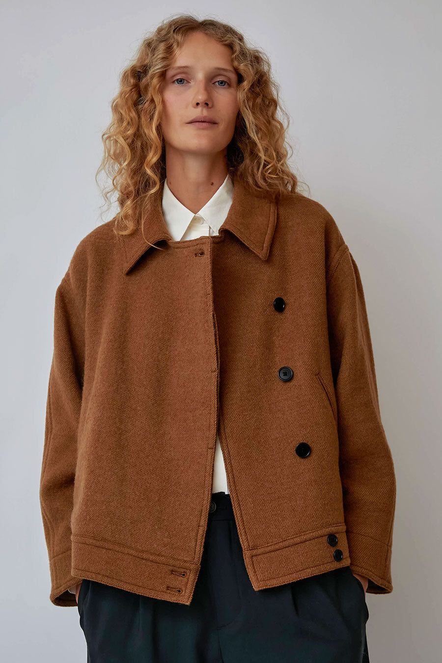 Rue Blanche Blika Jacket in Ochre sold by No. 6