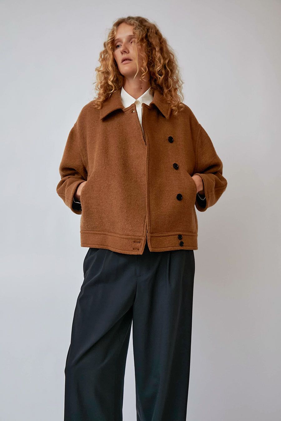 Rue Blanche Blika Jacket in Ochre sold by No. 6 product image thumbnail 5
