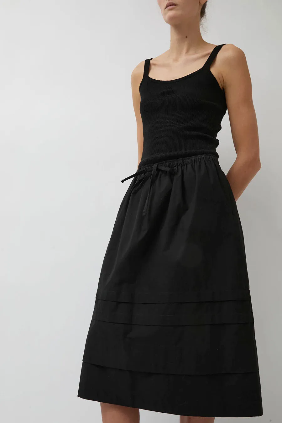 Nothing Written Toui Layered Skirt in Black sold by No. 6