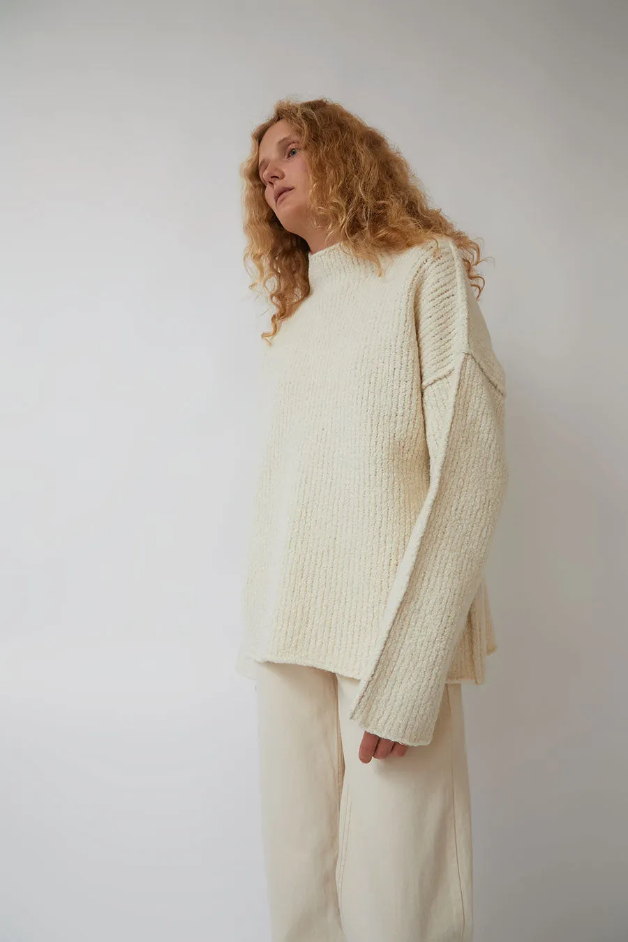Lauren Manoogian Raw Turtleneck in Raw White sold by No. 6 product image thumbnail 3