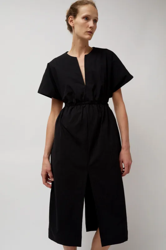 Modern Weaving Open Back Tunic Dress in Black made by No. 6