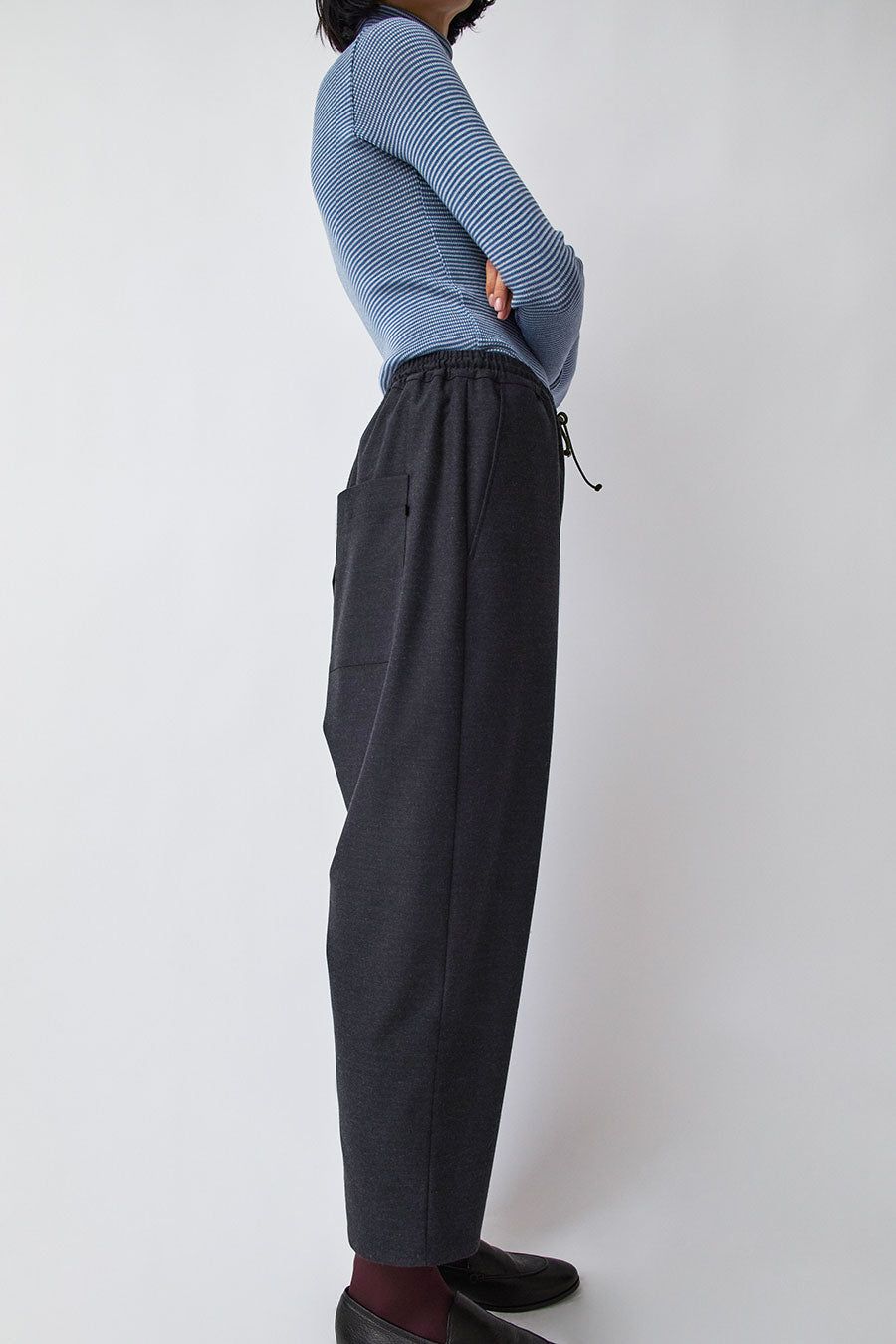 Modus Vivendi Digger Pant in Dark Grey Flannel sold by No. 6 product image thumbnail 4