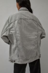 6397 Oversized Denim Jacket in Superlight Grey sold by No. 6