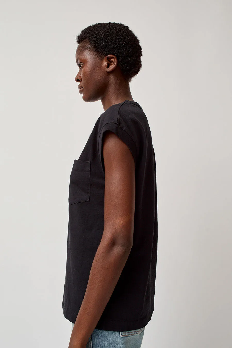 B Sides Pocket Tank in Stil Black sold by No. 6 product image thumbnail 4