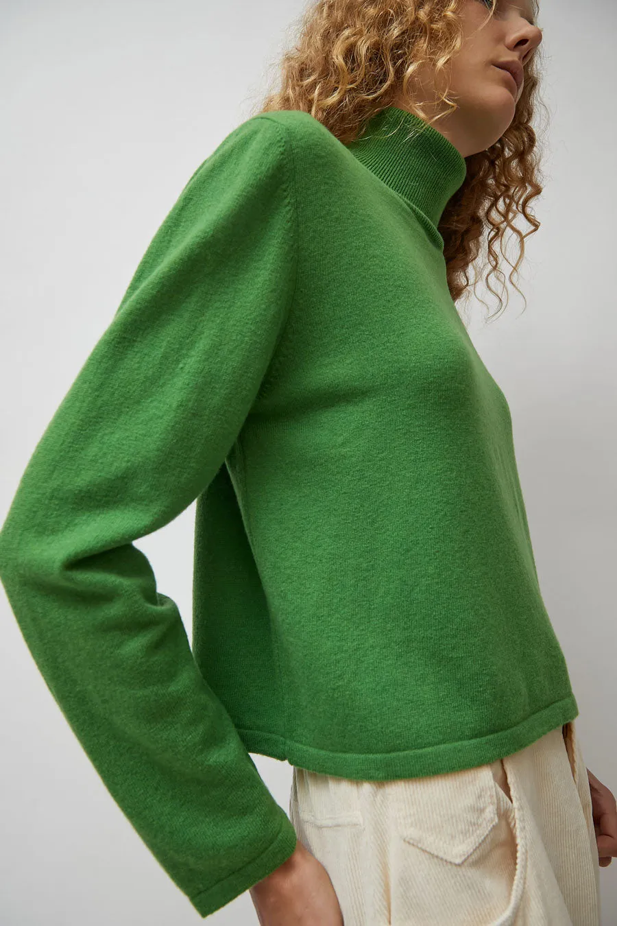 CORDERA Merino Turtleneck Sweater in Herba sold by No. 6 product image thumbnail 4