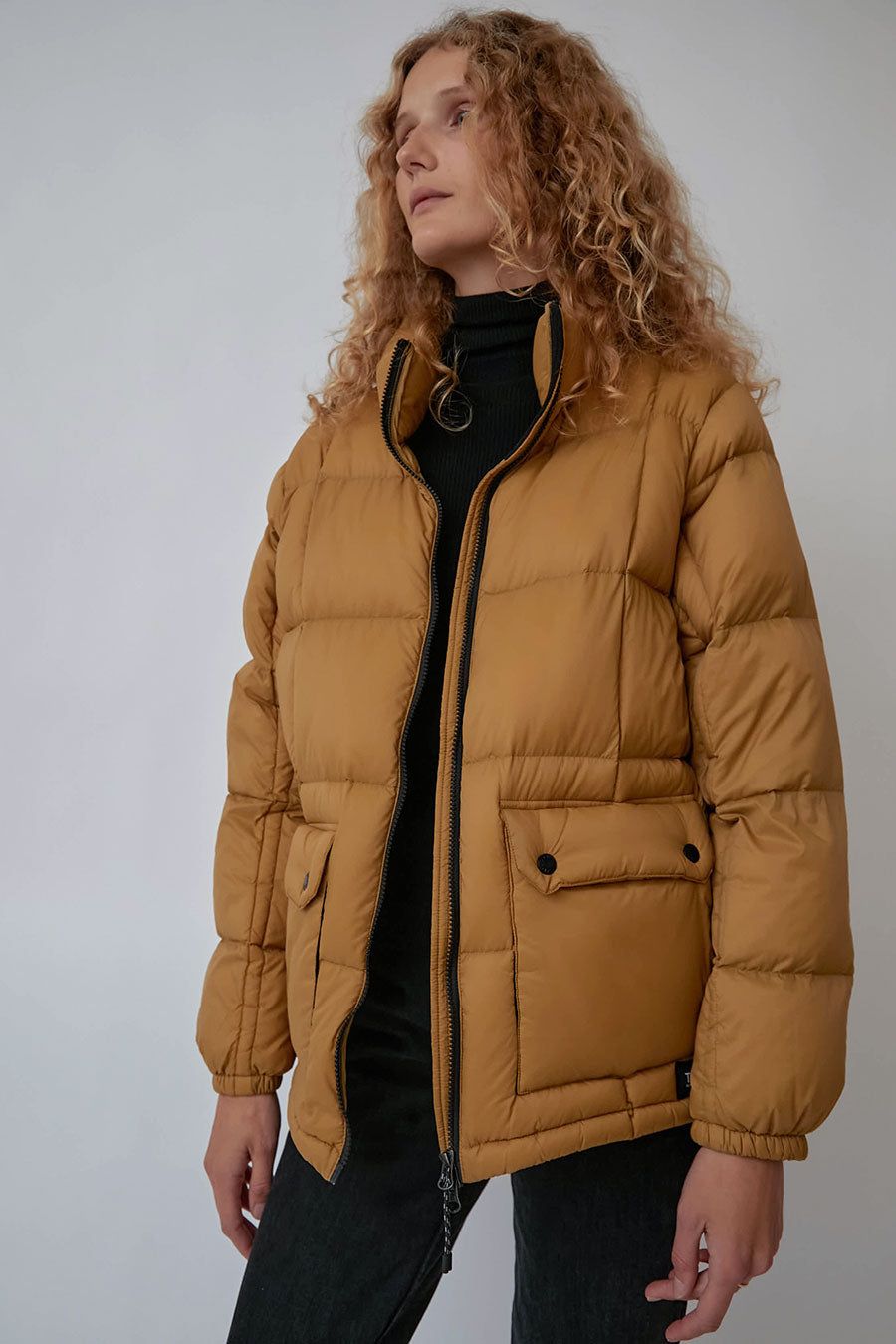 TAION Mountain Packable Volume Jacket in Beige sold by No. 6 product image thumbnail 2