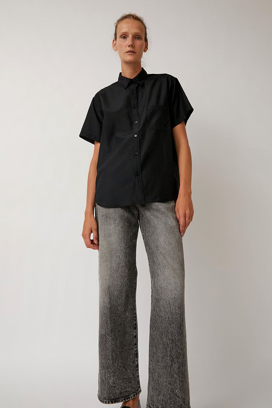 6397 Short Sleeve Shirt in Black sold by No. 6 product image thumbnail 6