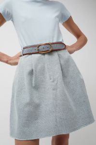 Herbert Frere Soeur La Paname Jean Gansee Belt in Caramel and Jean sold by No. 6