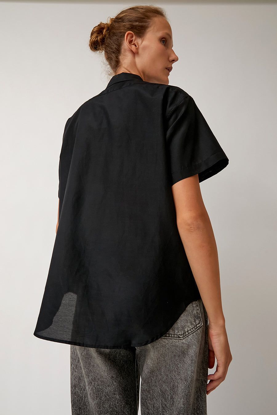 6397 Short Sleeve Shirt in Black sold by No. 6 product image thumbnail 4