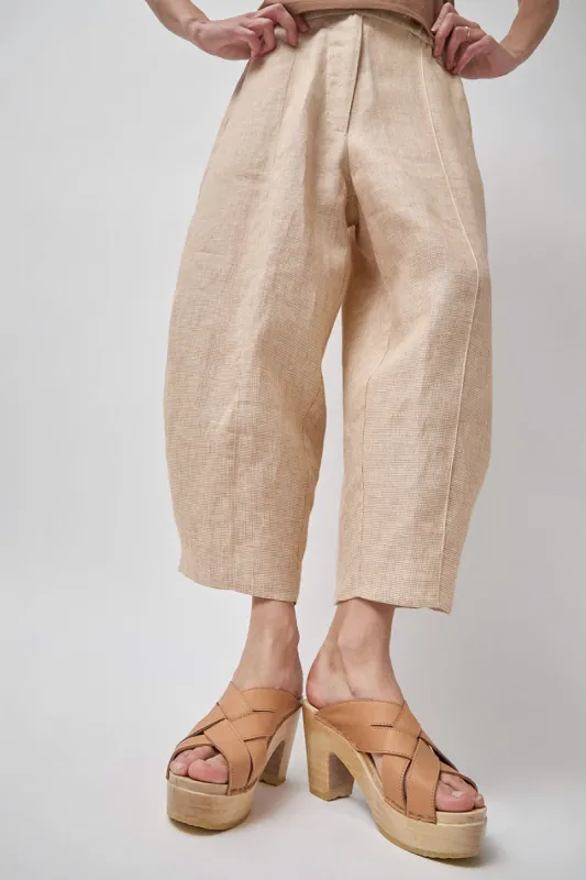 No.6 Basket Clog on Platform in Desert sold by No. 6