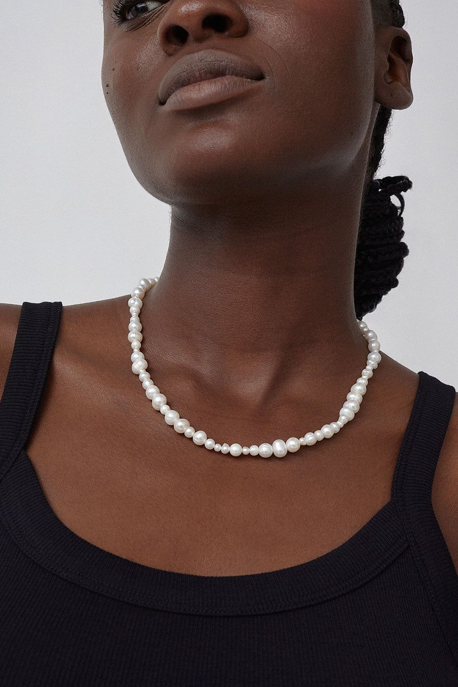 Atelier Labro Otto Necklace in Freshwater Pearl sold by No. 6