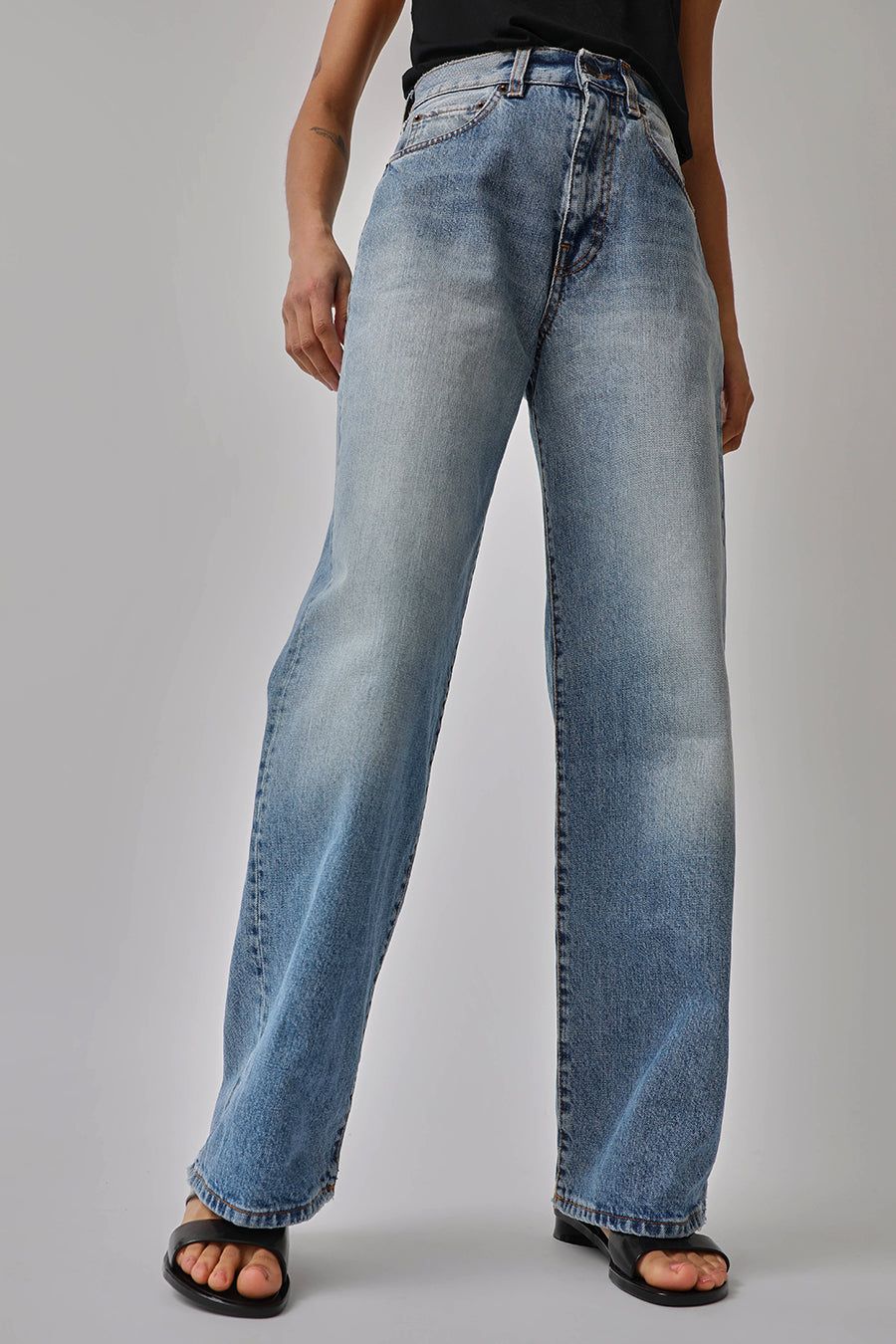 6397 Wide Jean in Light Used sold by No. 6 product image thumbnail 5