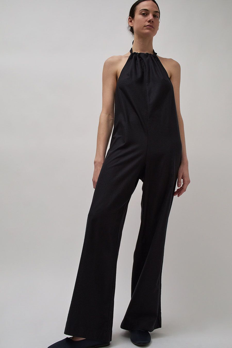 Baserange Trope Jumpsuit in Black sold by No. 6