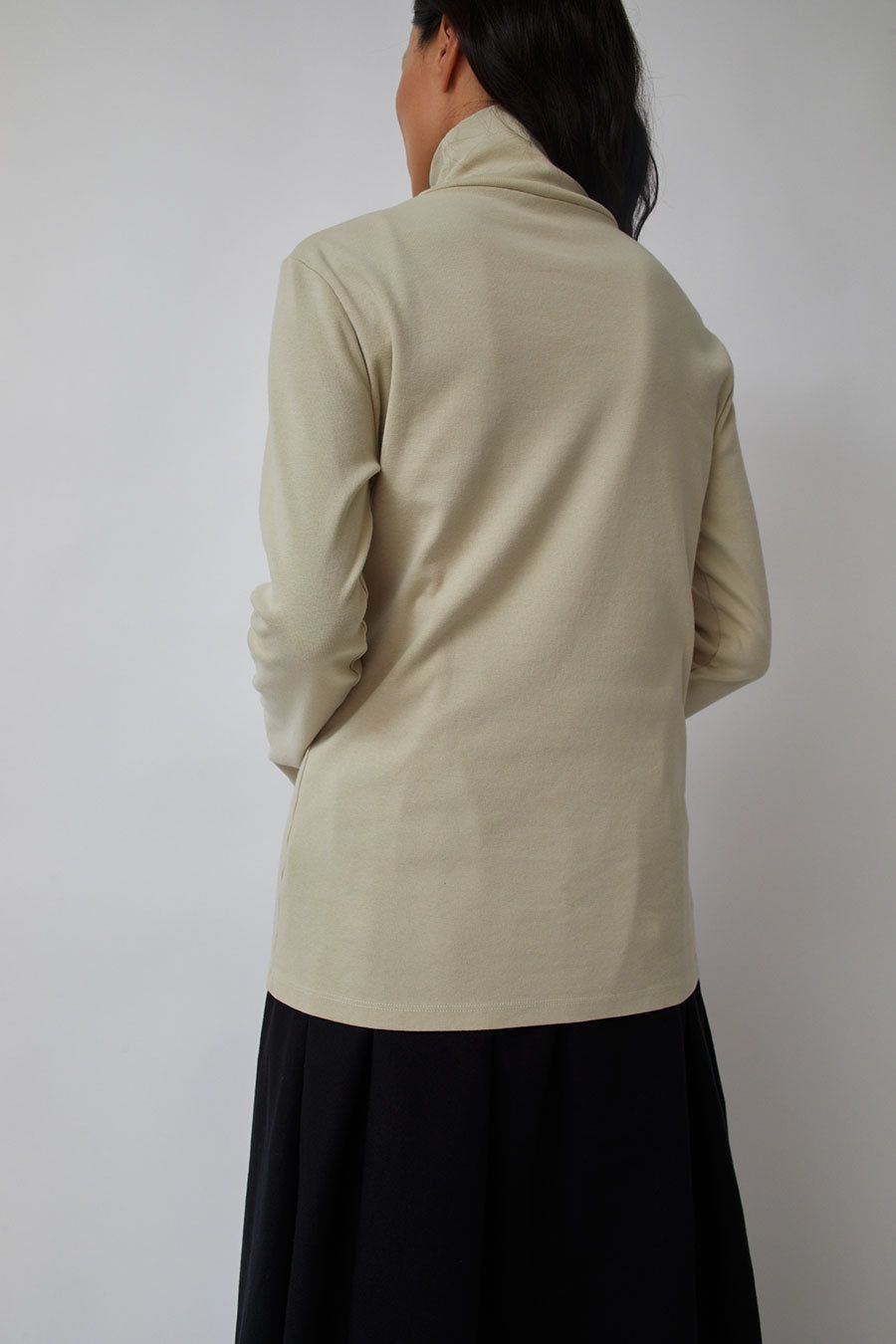 Black Crane Turtle Neck Top in Ivory sold by No. 6 product image thumbnail 5