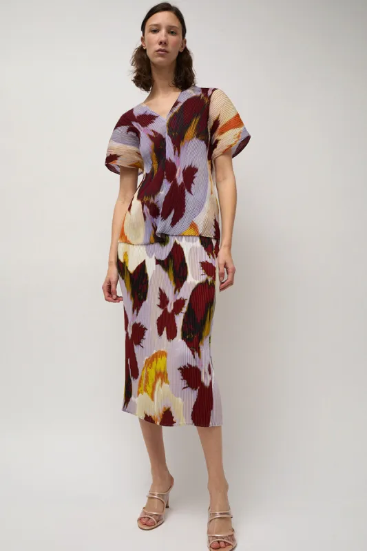 Julia Heuer Ekke Skirt in Lilac Pansy sold by No. 6