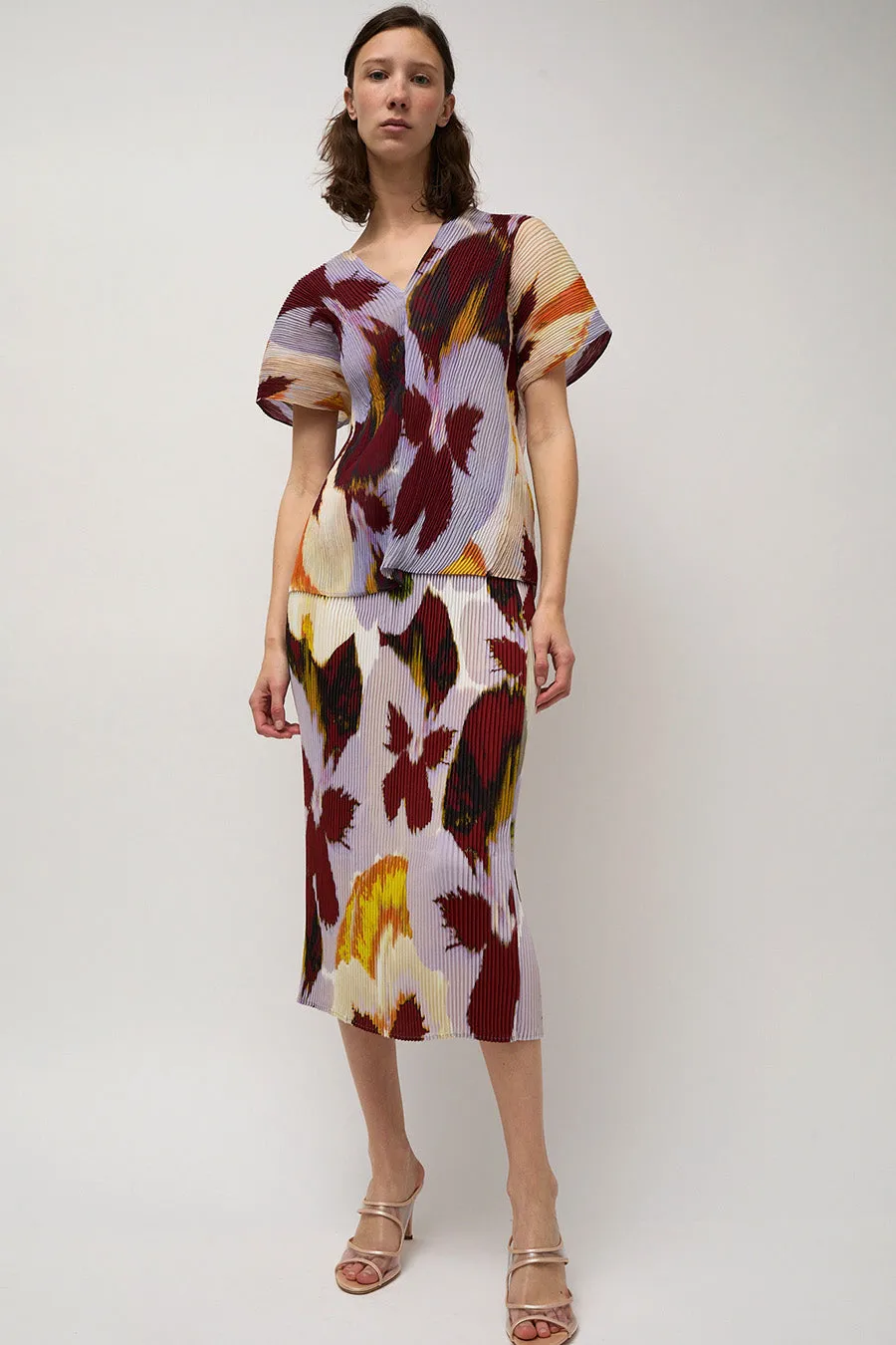 Julia Heuer Ekke Skirt in Lilac Pansy sold by No. 6