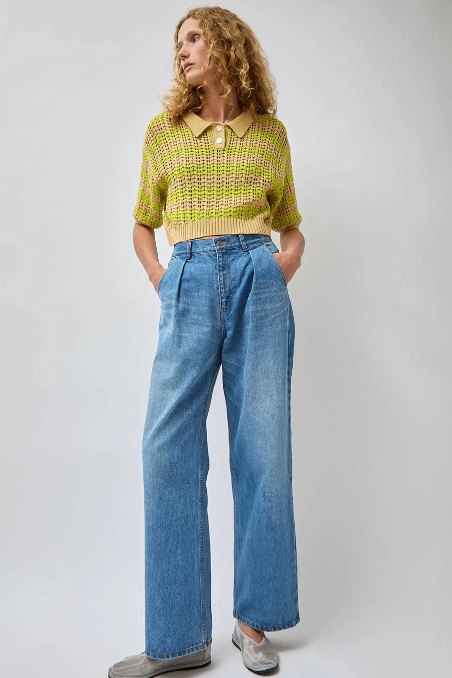 No.6 Porto Polo in Lime and Stone sold by No. 6 product image thumbnail 5