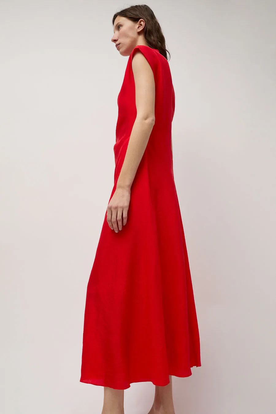 Atelier Delphine Twisted Dress in Red sold by No. 6 product image thumbnail 5
