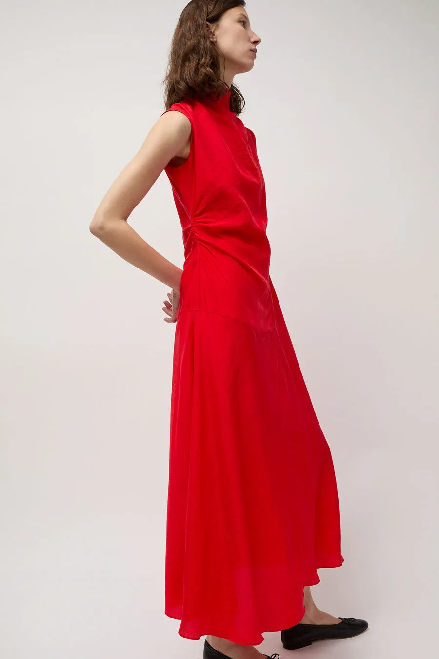 Atelier Delphine Twisted Dress in Red sold by No. 6 product image thumbnail 4
