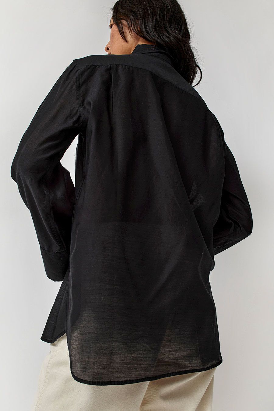 NYMANE Hutton Shirt in Black sold by No. 6 product image thumbnail 4