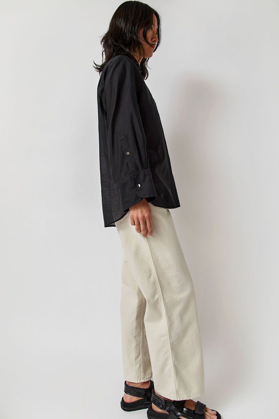 NYMANE Hutton Shirt in Black sold by No. 6 product image thumbnail 5