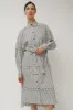 Henrik Vibskov Parcel Dress in Black White Stripes sold by No. 6