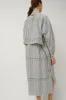 Henrik Vibskov Parcel Dress in Black White Stripes sold by No. 6