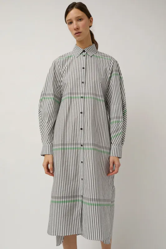 Henrik Vibskov Parcel Dress in Black White Stripes sold by No. 6