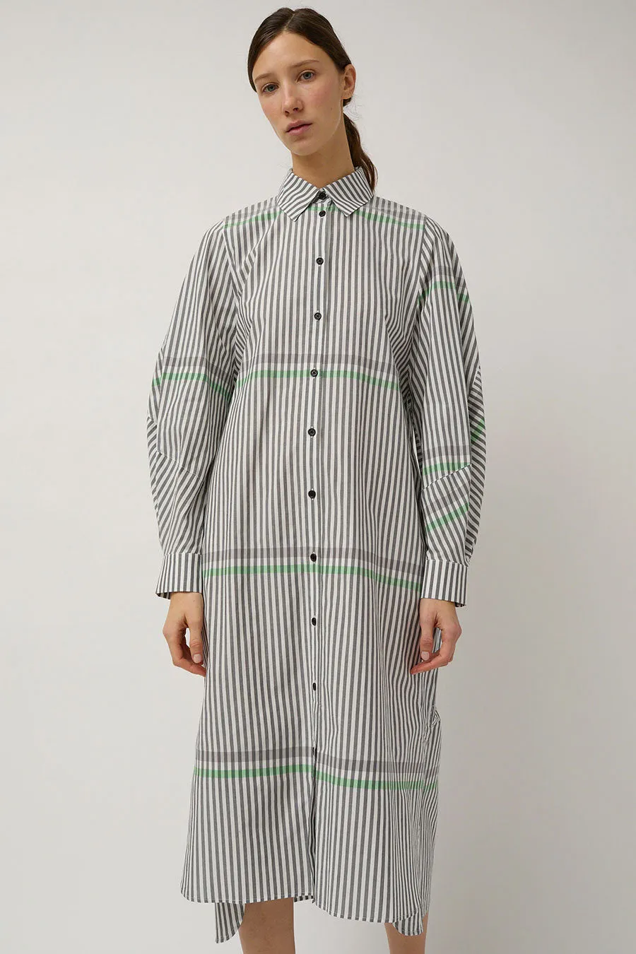 【関税込み】Henrik Vibskov ネイビー Post ジーンズ Henrik Vibskov Parcel Dress in Black White Stripes | Parallel