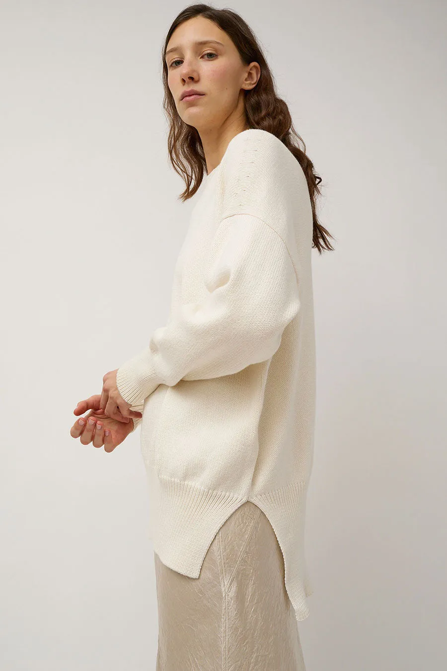 Lauren Manoogian Simple Crewneck in White sold by No. 6 product image thumbnail 5