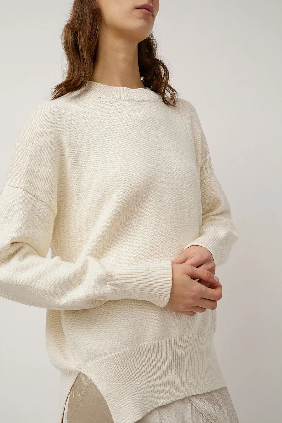 Lauren Manoogian Simple Crewneck in White sold by No. 6 product image thumbnail 3