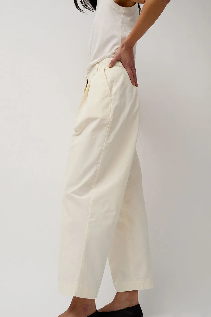 YMC Market Trouser in Ecru sold by No. 6 product image thumbnail 5