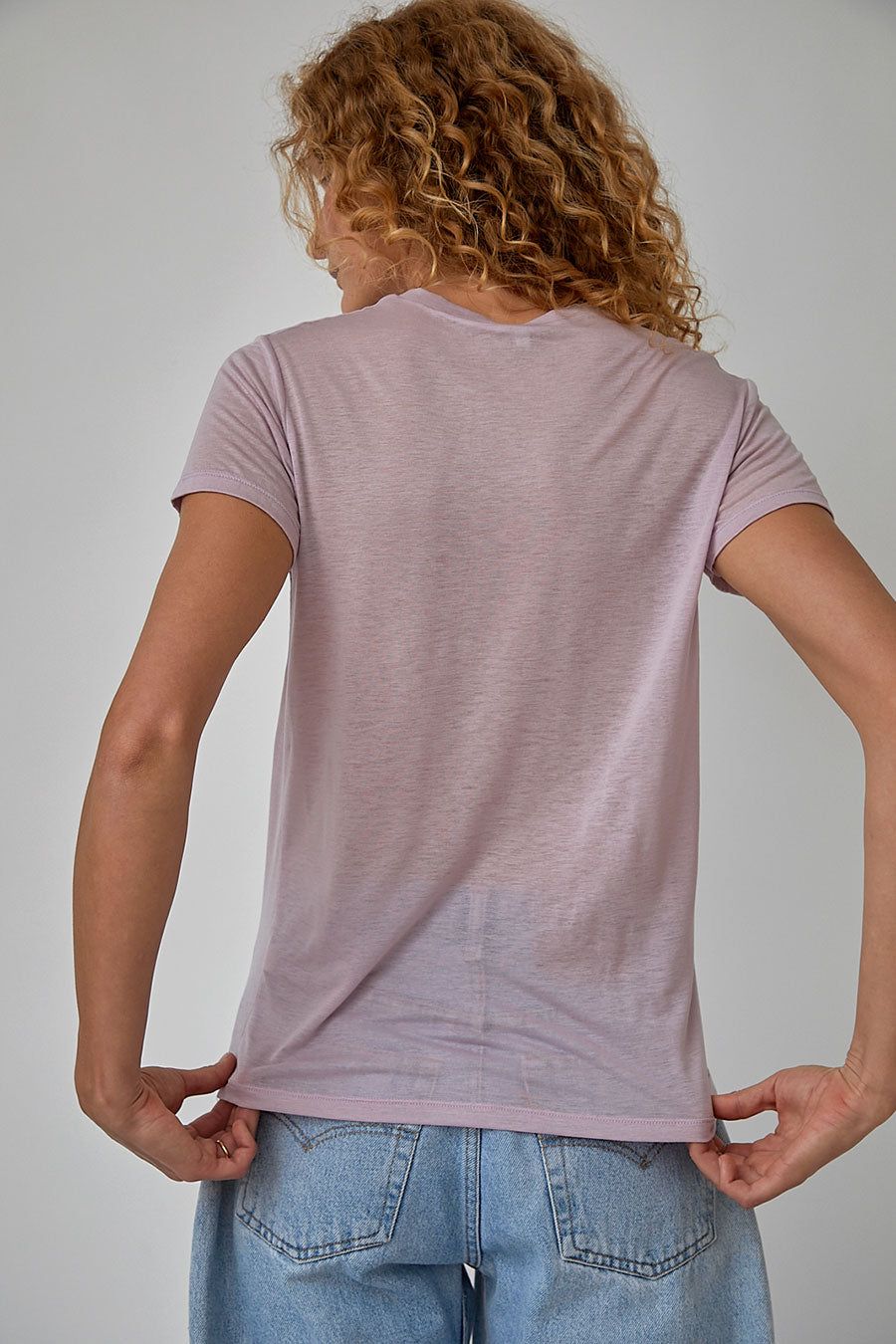 Baserange Tee Shirt in Sea Purple sold by No. 6 product image thumbnail 5