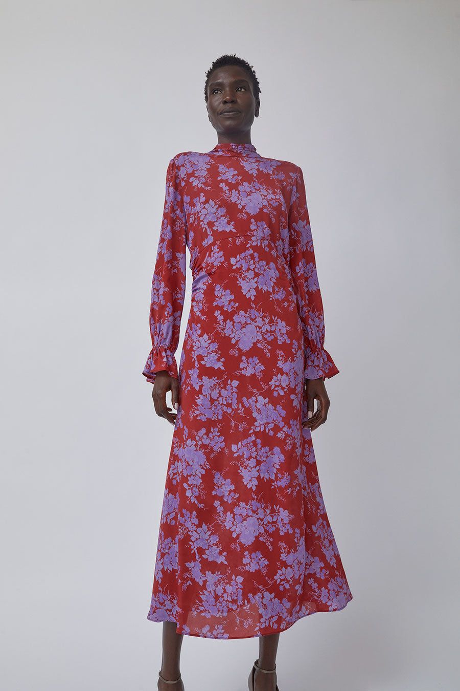 No.6 Wayne Dress in Rouge Parisienne sold by No. 6 product image thumbnail 3