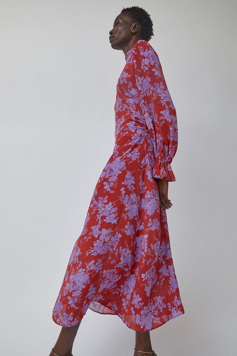 No.6 Wayne Dress in Rouge Parisienne sold by No. 6 product image thumbnail 4