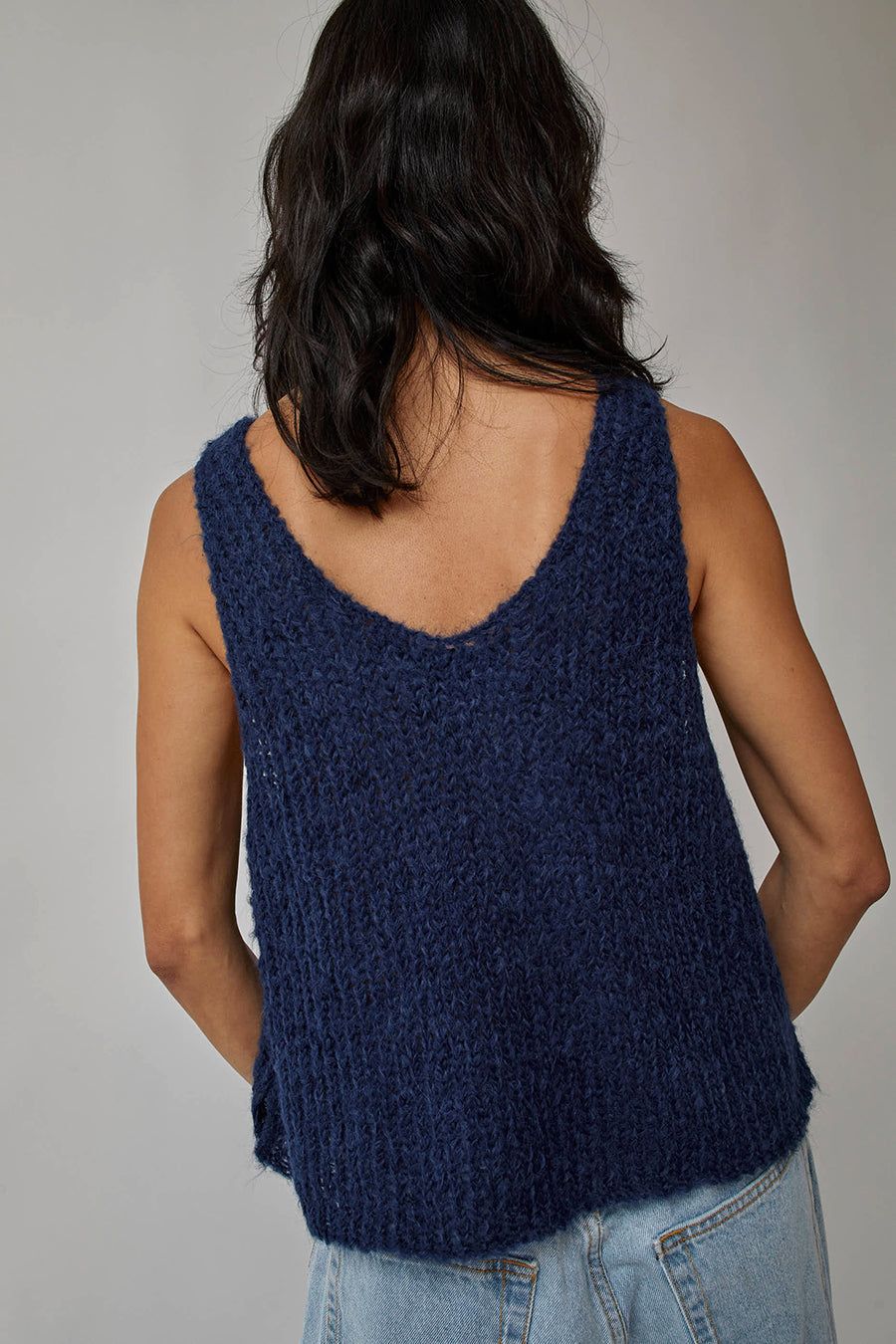 Atelier Delphine Sweater Tank in Navy sold by No. 6 product image thumbnail 4